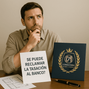 Se puede reclamar la tasación al banco?