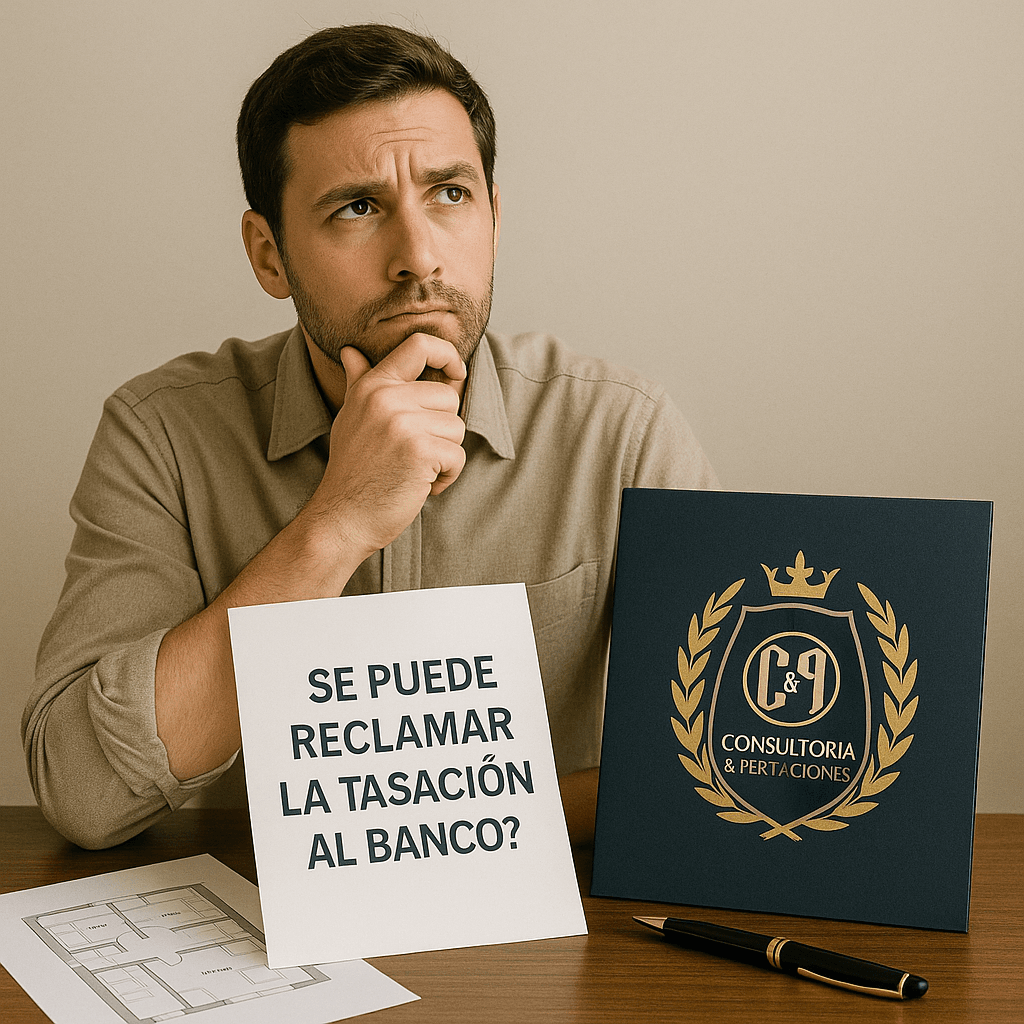 Tasación hipotecaria en litigios / rebatir tasación bancaria